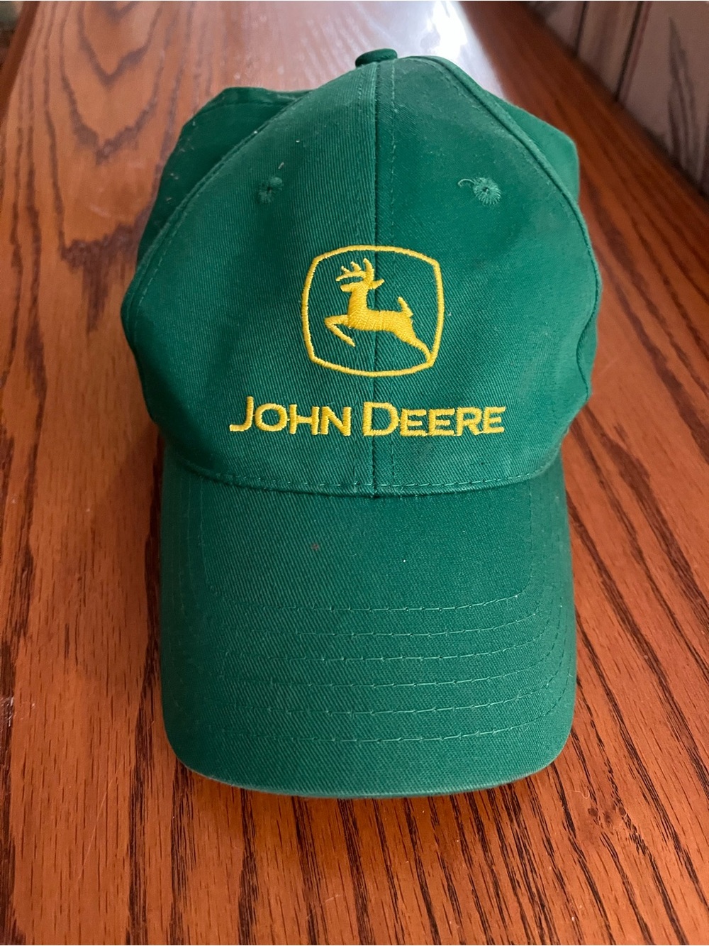 John Deere Green Cap with Yellow Embroidered Logo